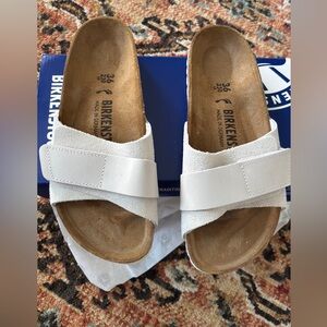 Oita Birkenstock Antique White Sandals